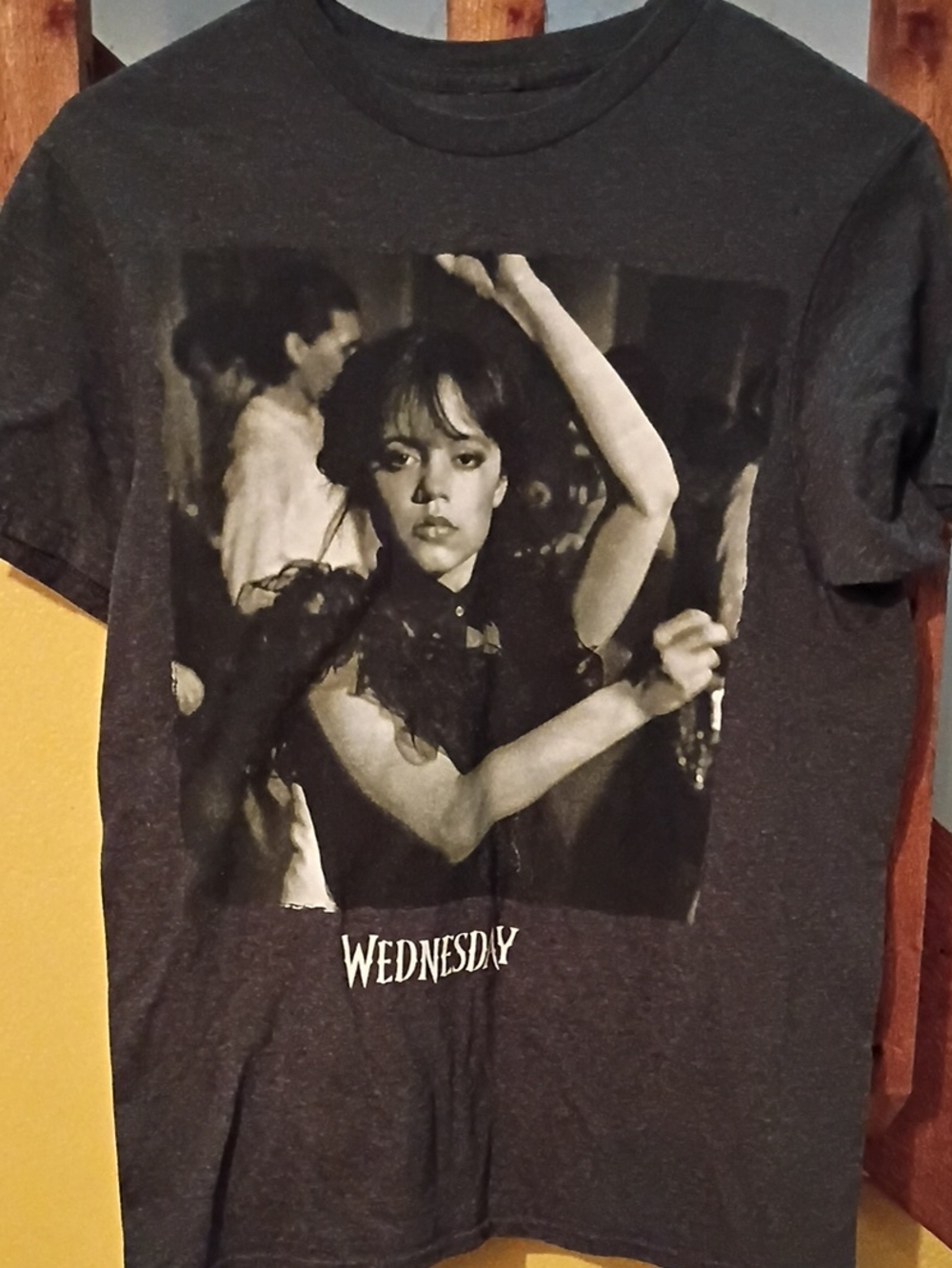 Wednesday Graphic Short Sleeve Tee - Dark Gray